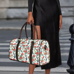 Watercolor Bouvardia Print Duffle Bag