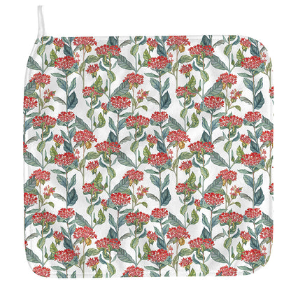 Watercolor Bouvardia Print Hand Towel
