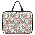 Watercolor Bouvardia Print Laptop Sleeve With Handle