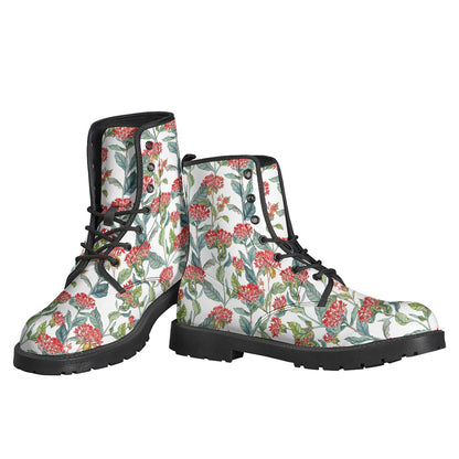 Watercolor Bouvardia Print Backpack