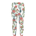 Watercolor Bouvardia Print Men's Leggings