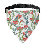 Watercolor Bouvardia Print Over The Collar Dog Bandana
