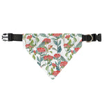 Watercolor Bouvardia Print Over The Collar Dog Bandana