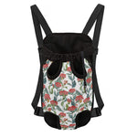 Watercolor Bouvardia Print Pet Carrier Backpack