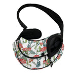 Watercolor Bouvardia Print Pet Sling Carrier