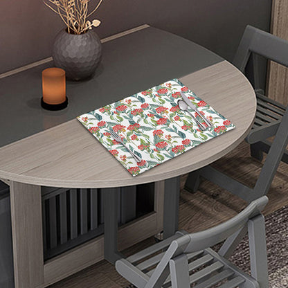 Watercolor Bouvardia Print Placemat