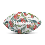 Watercolor Bouvardia Print Rugby Ball