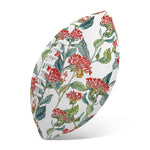 Watercolor Bouvardia Print Rugby Ball