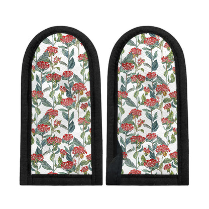 Watercolor Bouvardia Print Skillet Handle Cover
