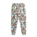 Watercolor Bouvardia Print Sweatpants