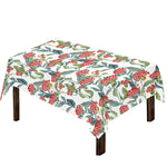 Watercolor Bouvardia Print Tablecloth