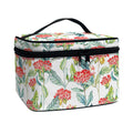Watercolor Bouvardia Print Travel Makeup Bag