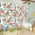 Watercolor Bouvardia Print Wall Sticker