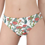 Watercolor Bouvardia Print Women's Panties