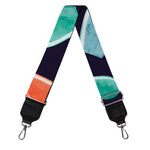 Watercolor Bowling Pins Pattern Print Bag Strap