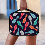 Watercolor Bowling Pins Pattern Print Classic Bible Case