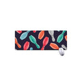Watercolor Bowling Pins Pattern Print Extended Mouse Pad