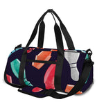 Watercolor Bowling Pins Pattern Print Gym Bag