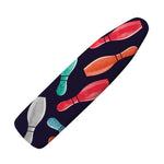 Watercolor Bowling Pins Pattern Print Ironing Board Cover
