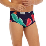 Watercolor Bowling Pins Pattern Print Men's Briefs