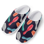 Watercolor Bowling Pins Pattern Print Mesh Casual Shoes