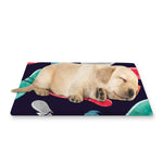 Watercolor Bowling Pins Pattern Print Pet Cooling Mat Cover