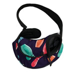 Watercolor Bowling Pins Pattern Print Pet Sling Carrier