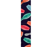 Watercolor Bowling Pins Pattern Print Table Runner