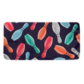 Watercolor Bowling Pins Pattern Print Towel