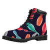 Watercolor Bowling Pins Pattern Print Work Boots