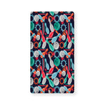 Watercolor Bowling Theme Pattern Print Baby Crib Sheet