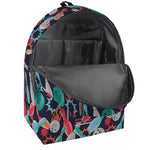 Watercolor Bowling Theme Pattern Print Backpack