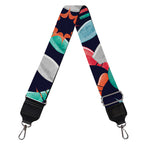 Watercolor Bowling Theme Pattern Print Bag Strap