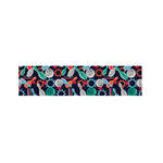 Watercolor Bowling Theme Pattern Print Bed Runner