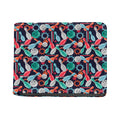 Watercolor Bowling Theme Pattern Print Bifold Wallet