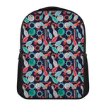 Watercolor Bowling Theme Pattern Print Casual Backpack