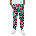 Watercolor Bowling Theme Pattern Print Cotton Sweatpants