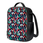 Watercolor Bowling Theme Pattern Print Crossbody Lunch Bag