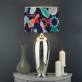 Watercolor Bowling Theme Pattern Print Drum Lamp Shade
