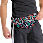 Watercolor Bowling Theme Pattern Print Fanny Pack