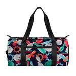 Watercolor Bowling Theme Pattern Print Gym Bag