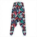 Watercolor Bowling Theme Pattern Print Hammer Pants