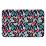 Watercolor Bowling Theme Pattern Print Indoor Door Mat