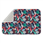 Watercolor Bowling Theme Pattern Print Indoor Door Mat
