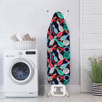 Watercolor Bowling Theme Pattern Print Ironing Board Cover