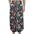Watercolor Bowling Theme Pattern Print Lantern Pants