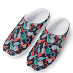 Watercolor Bowling Theme Pattern Print Mesh Casual Shoes