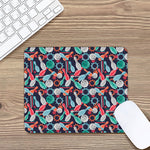 Watercolor Bowling Theme Pattern Print Mouse Pad