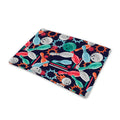 Watercolor Bowling Theme Pattern Print Pet Cooling Mat Cover