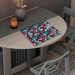Watercolor Bowling Theme Pattern Print Placemat